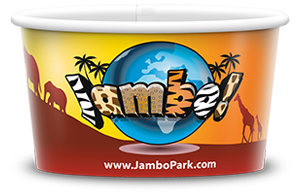 8oz R8 -Paper Container-Double Poly-GLOSS