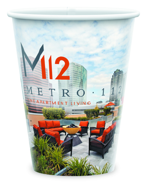 12oz Paper HOT Cup-Single Poly