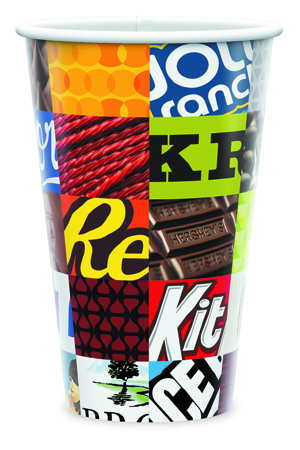 16oz Paper HOT Cup-Single Poly